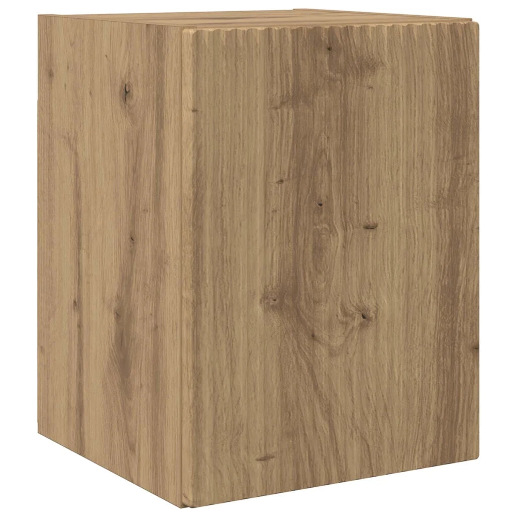 Mobile TV da parete 2 pcs Rovere Artigianale 30 x 31 x 40 cm