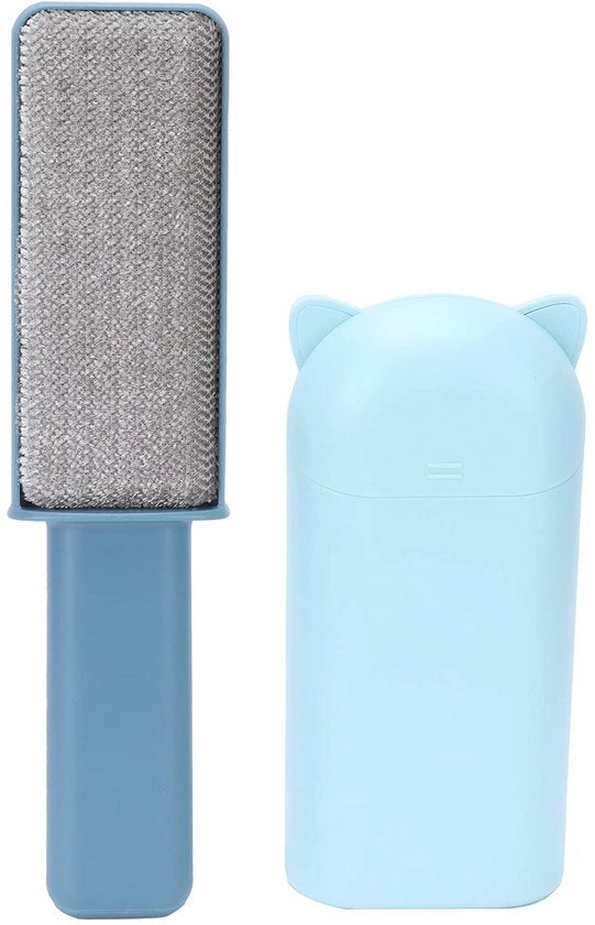 Spazzola elettrica per capelli con adsorbenza elettrostatica - Raccoglitore di pelo - Spazzola per animali domestici - Custodia di riposo - Leggero - Materiale ABS/polyester - Dimensioni 25,2 x 7 cm
