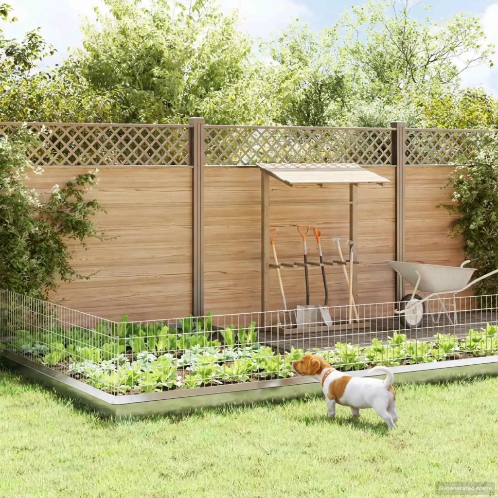 Recinzione da Giardino con Picchetti 24 pcs 115 x 50 cm Mesh 3438050