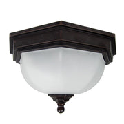 Plafoniera esterna soffitto bronzo antico 2xE27 IP44 Fairford