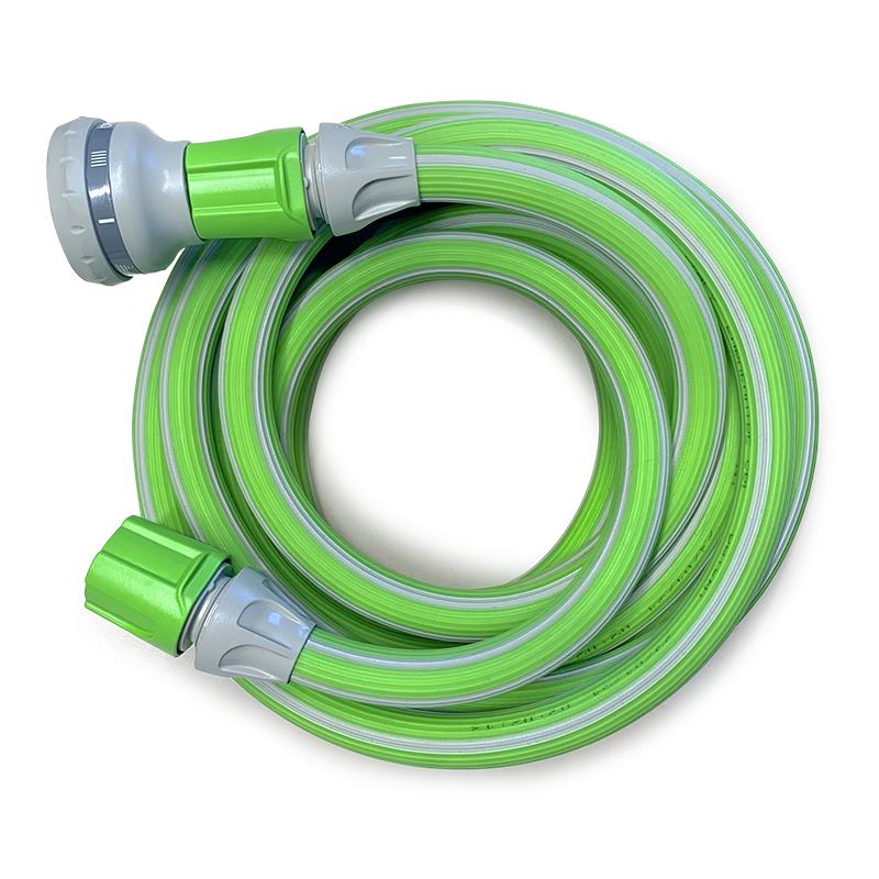 Idroeasy, Tubo Acqua Estensibile da Giardino 15 Metri, Diametro 5/8", Tubo Irrigazione Estendibile x3 Volte, Anti Nodo e Anti Torsione, Atossico, Leggero, Salvaspazio e Riciclabile, Made in Italy