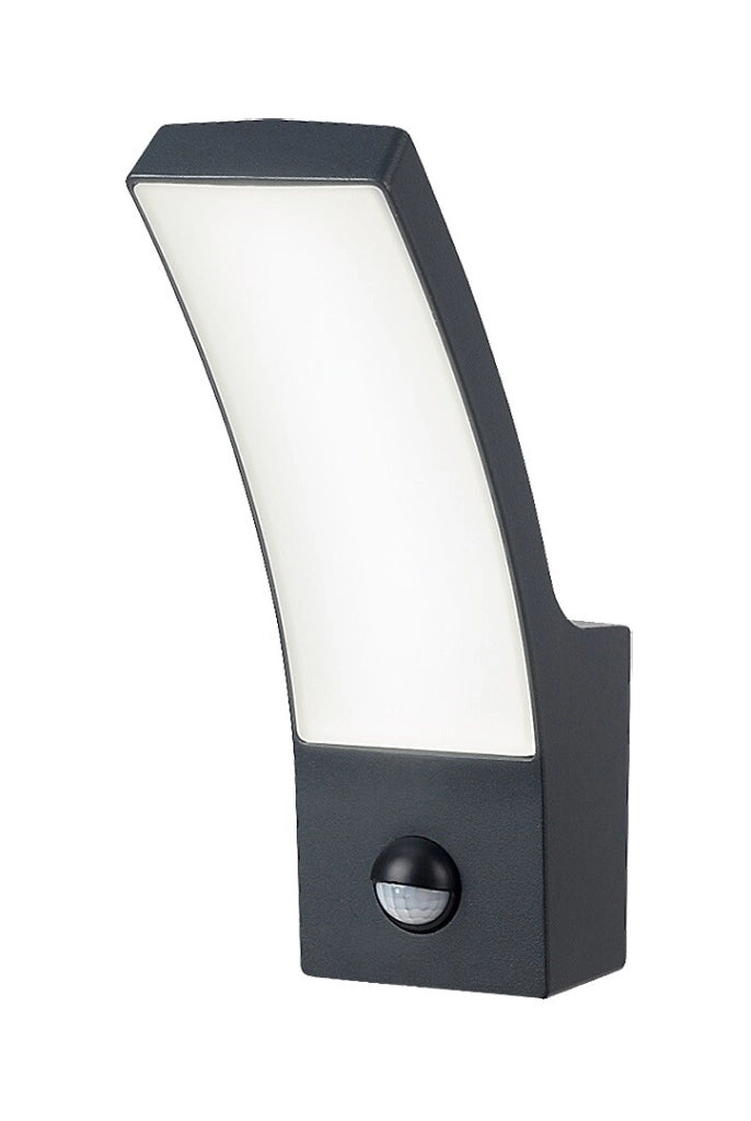 Applique esterna LED 12W sensore 3000K antracite Rabalux