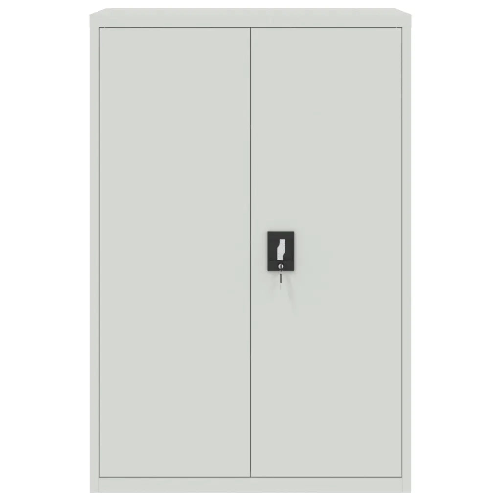 Armadio per Ufficio 90x40x140 cm in Acciaio Grigio  cod mxl 78733