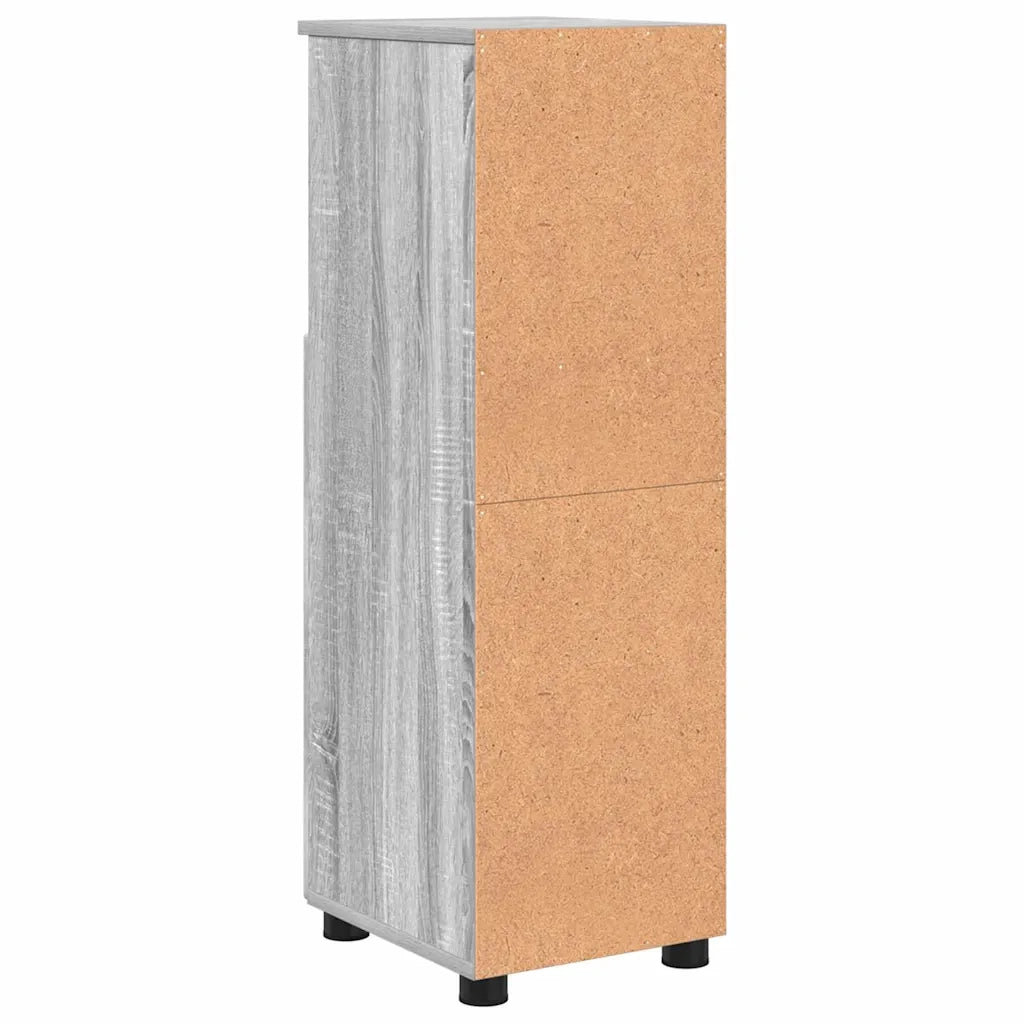 Mobile da Bagno con archiviazione Grigio Sonoma 30 x 35 x 95 cm 883320