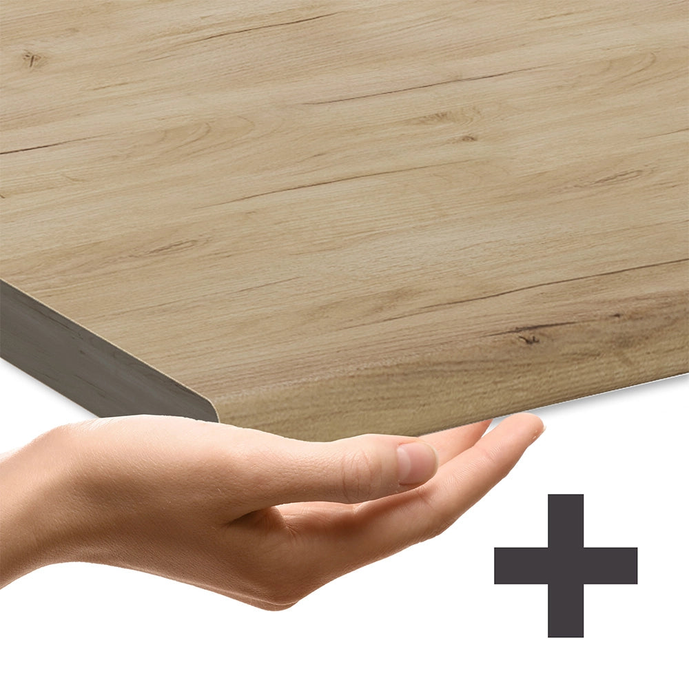 Mobile ad angolo cucina Fame-Line Nero rigato/Rovere dorato 80.5 cm, PL Rovere Vicco