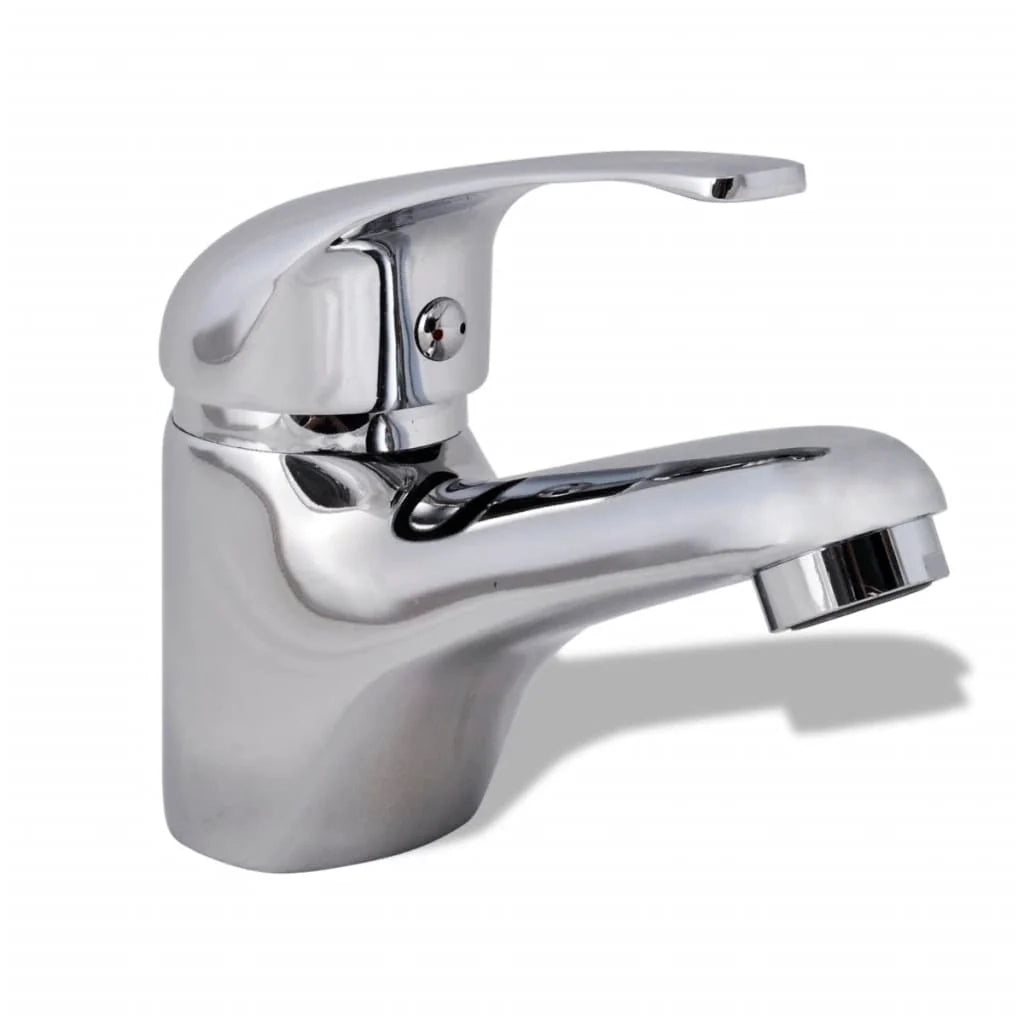 Rubinetto cromato per lavabo miscelatore per WC 02_0003513