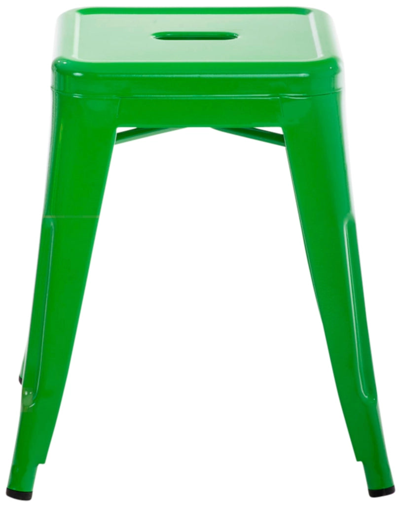 Set 4 Panchetti Impilabili Armin In Metallo verde