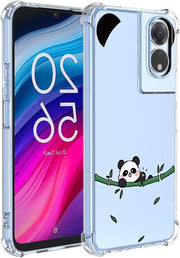 Hoesa smartphone trasparente resistente allo shock, design ultraleggero con materiale siliconico morbido, modello TCL 505.