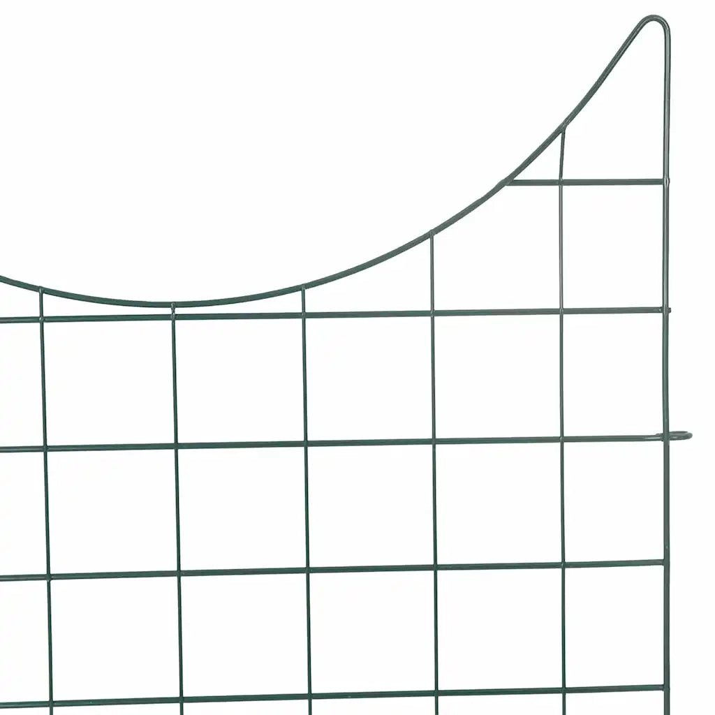 Set di Recinzione per Stagno 8 pcs Verde 50 x 80 cm Acciaio