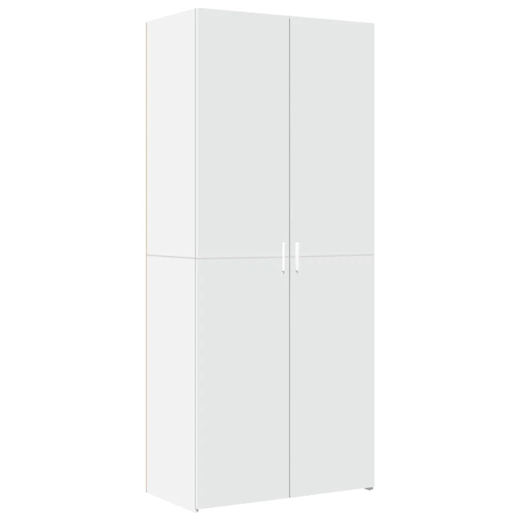 Credenza buffet cassettiera mobile contenitore organizer cucina soggiorno soggiorno alto 80 x 42,5 x 249 cm derivati ​​del legno bianco 02_0032776
