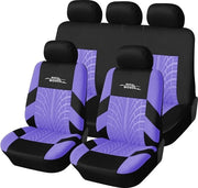 Kit di protezione per sedili auto universale Forma completa Set di protezione per sedili auto Barre di sostegno gomme Accessori per sedili auto 9 pezzi Paio