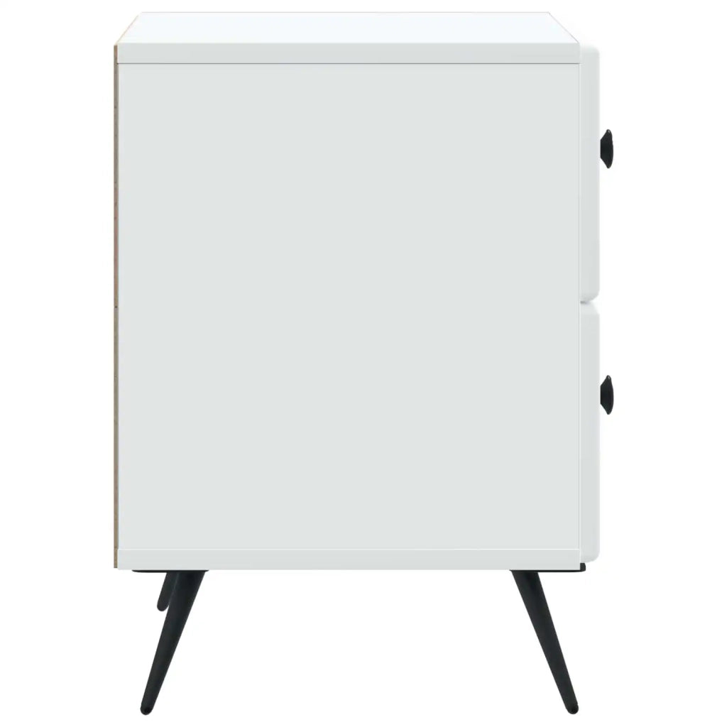 Armadio da Notte con cassetto Bianco 43 x 34,5 x 47,5 cm 895445