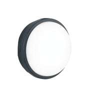 PLAFONIERA LED EVER ANTRACITE TONDA 15W<br />1900LM 4000K IP65 16 7X6 2CM