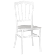 Sedia napoleon in plastica bianca modello rinforzato