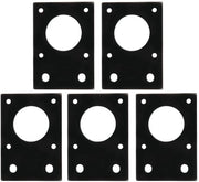 Piastra di fissaggio motorizzato 5 pezzi - 42 stazioni motori di montaggio - Beugel fissa - Adatto per NEMA 17 - Alluminio - Dimensioni 42 x 60 mm