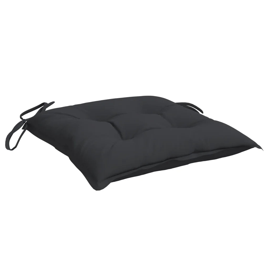 Cuscini per Pallet 4 pz | Cuscini per sedie Neri 50x50x7 cm Tessuto Oxford