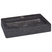 Lavello a Parete Nero 38x24x6,5 cm in Marmo CFW9969330