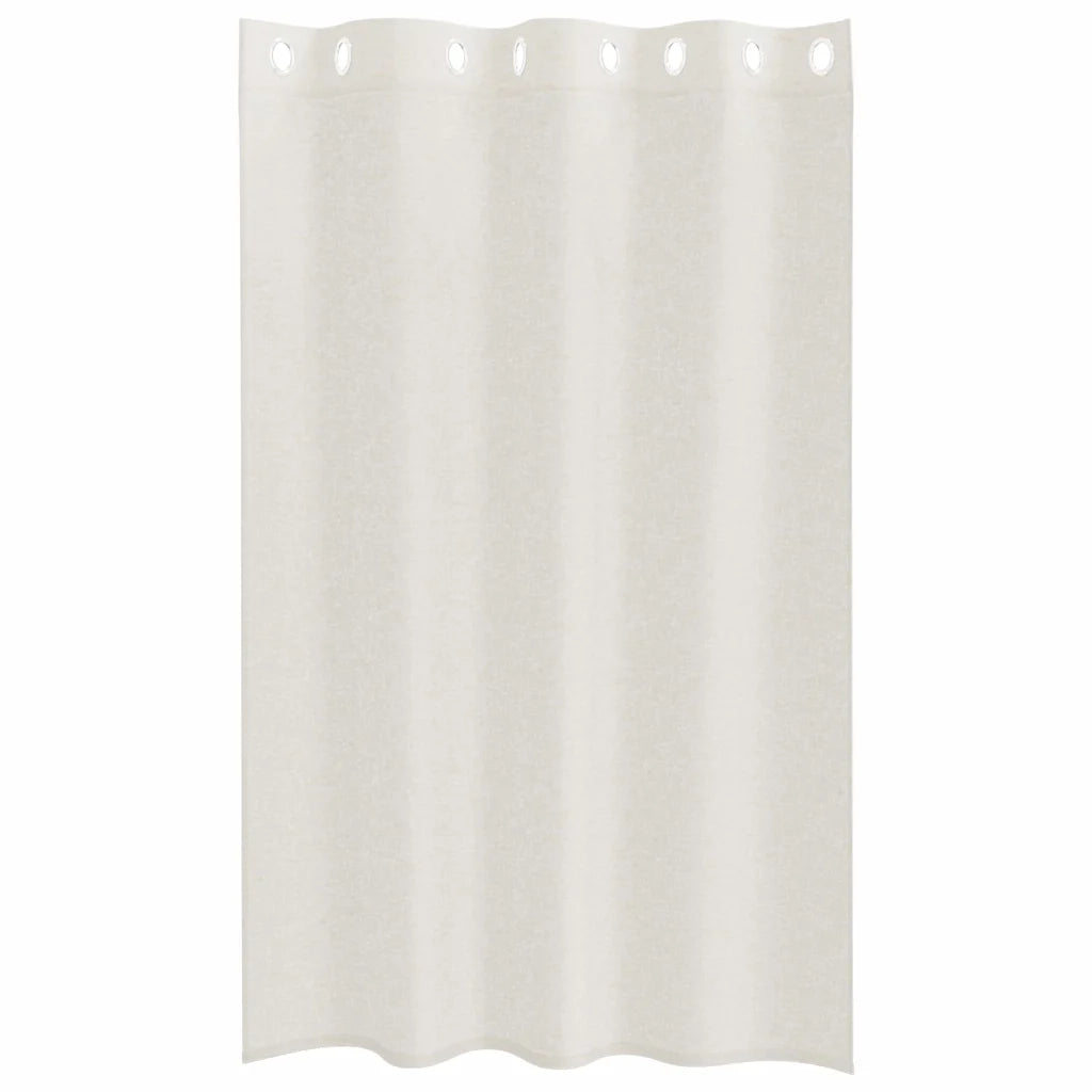 Tenda in Velo 2 pz Crema 175 x 140 cm Poliestere 4107988
