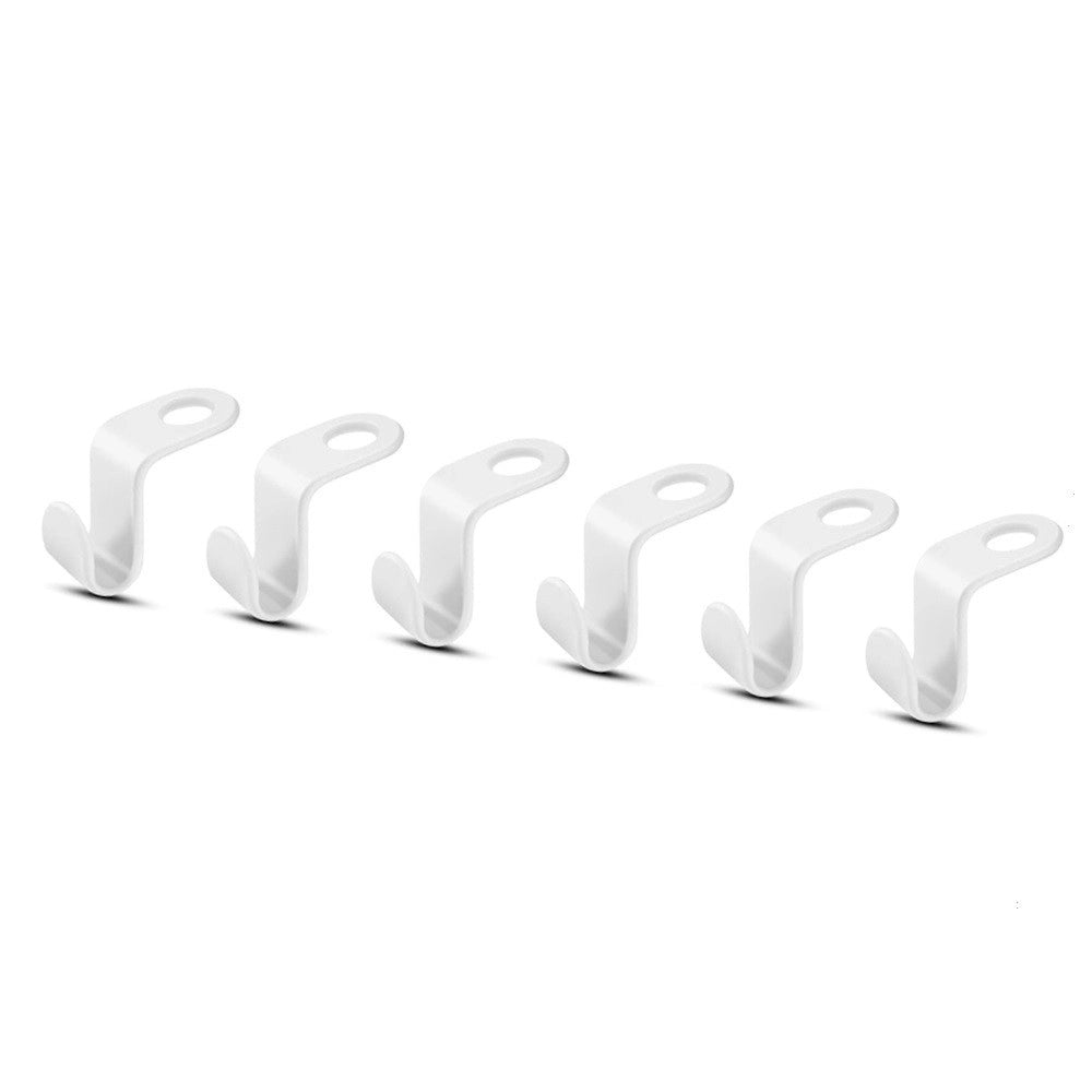 Trade Shop - Set 6pz Connettore Appendiabiti Collegamento Ganci Grucce Appendini Salvaspazio 87355 -