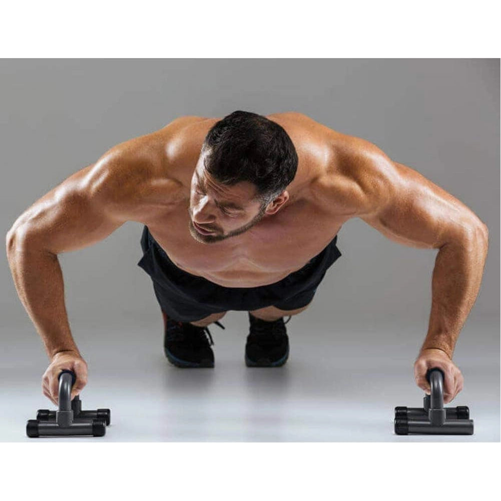 Set 2 Maniglie Flessioni Palestra Allenamento Muscoli Pettorali Braccia Spalle