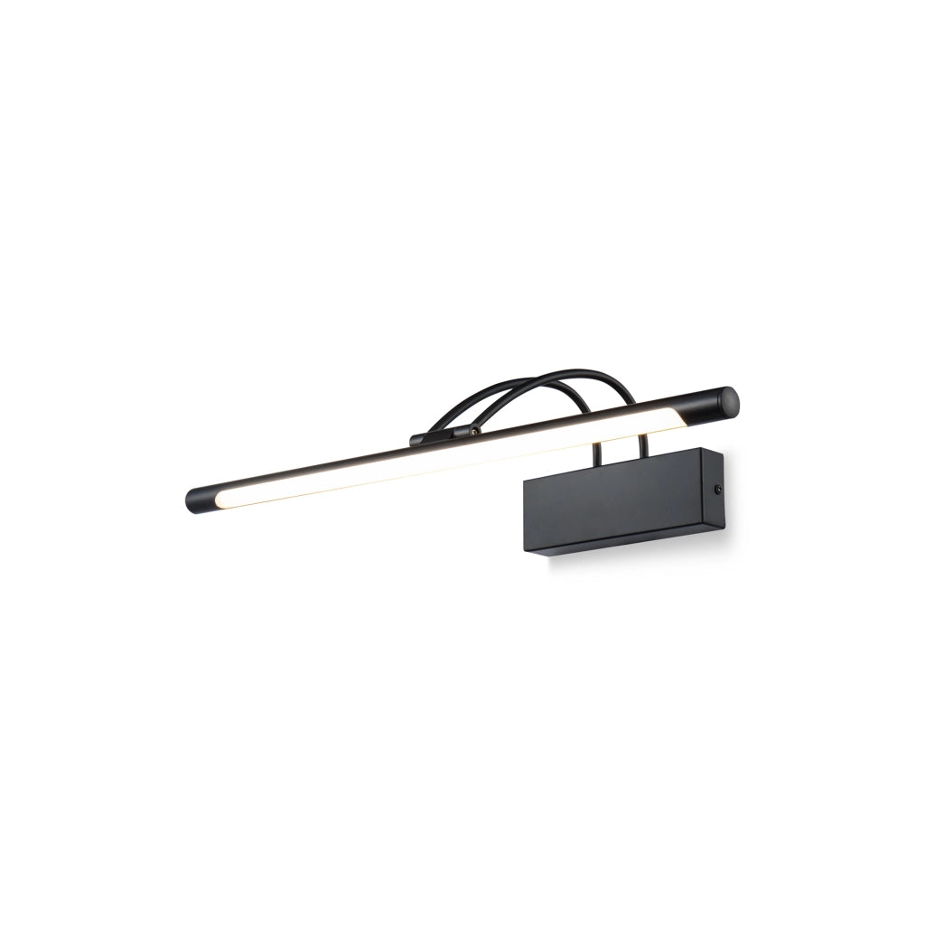 Maytoni Applique moderno Finelli 1 luce LED integrato nero metallo diffusore PC