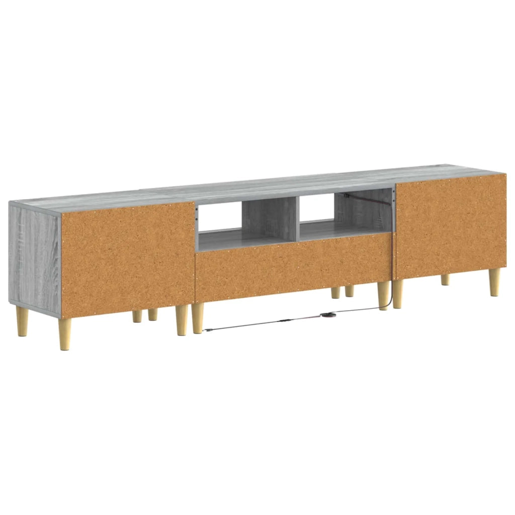Mobile TV LED a 5 pezzi Sonoma grigio Legno ingegnerizzato 3416767