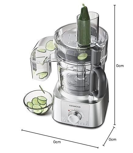 Kenwood FDP65590SI MultiPro Express Robot da Cucina 3 L 1000 W 2 Velocita' 8 Accessori colore Argento