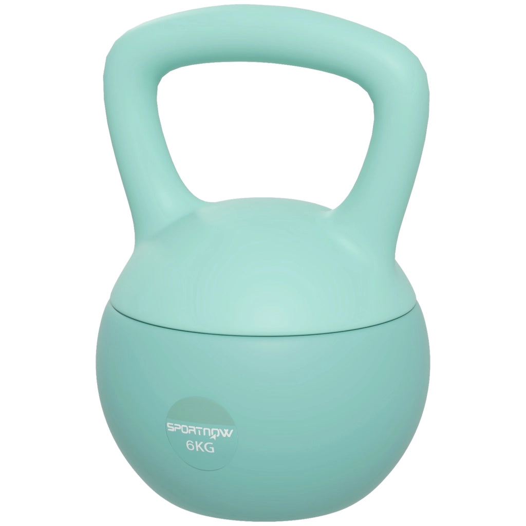 Kettlebell Pesa Rusa 6 kg ¨C zephmum ¨C Verde 19x19x28 cm