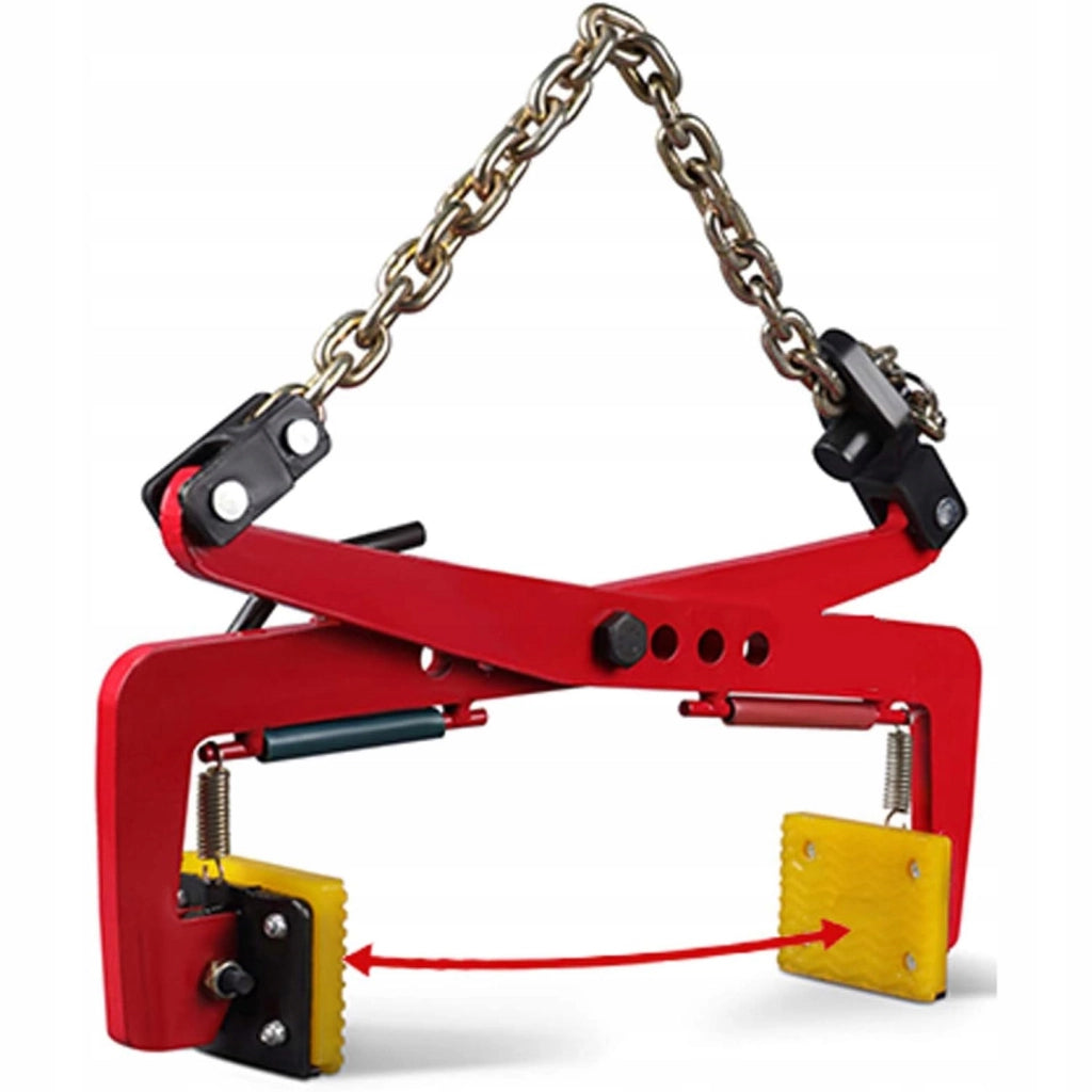 Sollevatore LiftGrip ProClamp 600 – Ganasce in Gomma, Portata 600 kg | Apertura 34–79 cm, Peso 20 kg