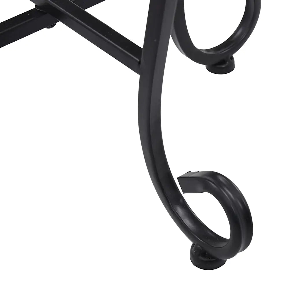 Tavolini con Mosaico 3 pz Nero e Bianco in Ceramica CFW4270737