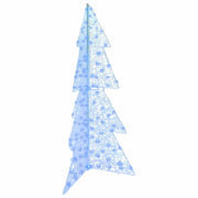 Albero di Natale | Decorazioni natalizie con 160 LED Blu 150 cm Acrilico