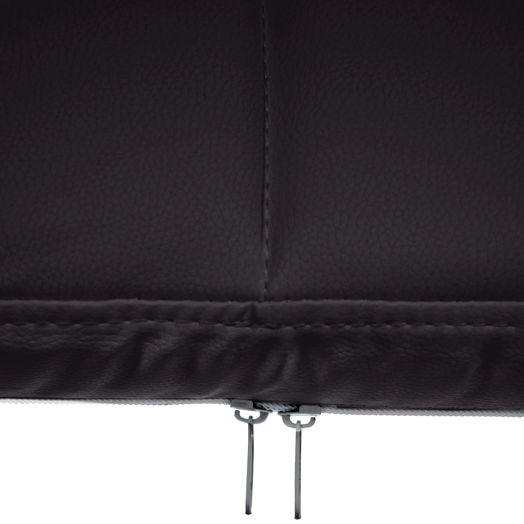 Sedia Visitatore Canada B in Similpelle nero