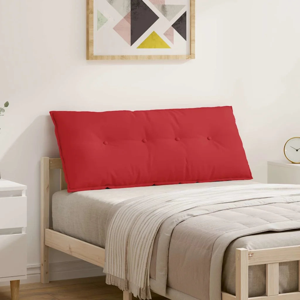 Cuscino per Schiena Rosso 120 x 19 x 50 cm Tessuto 42014799