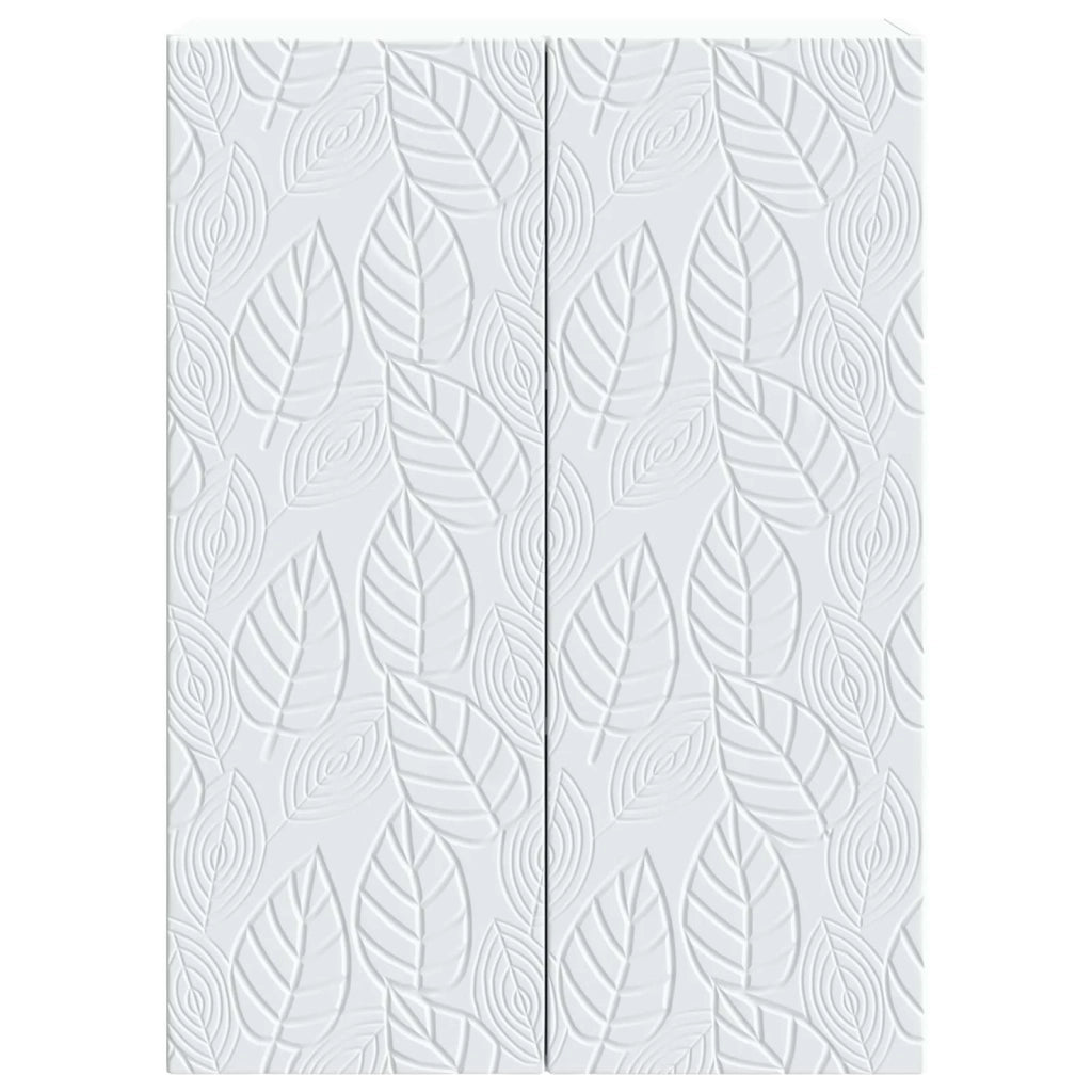 Mobiletto a muro Bianco 66 x 34,5 x 90 cm Legno ingegnerizzato 898735