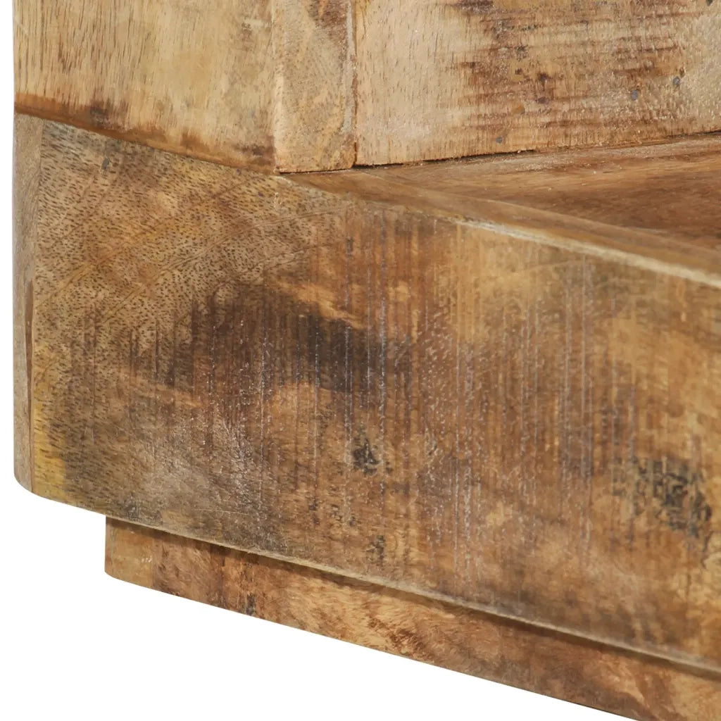 Tavolino da Salotto 45x45x40 cm in Legno Massello di Mango 338007