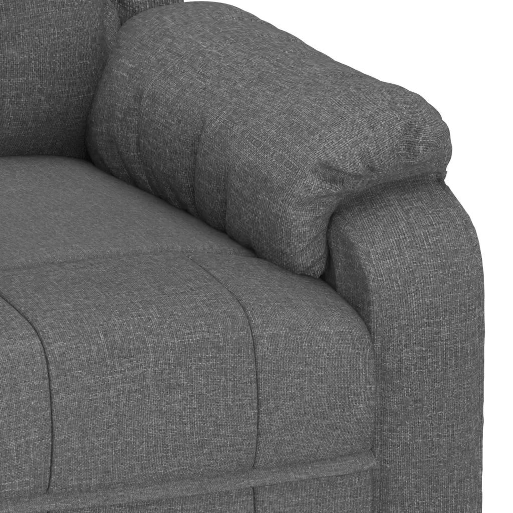 Poltrona Reclinabile in Tessuto Grigio Scuro cod mxl 70955