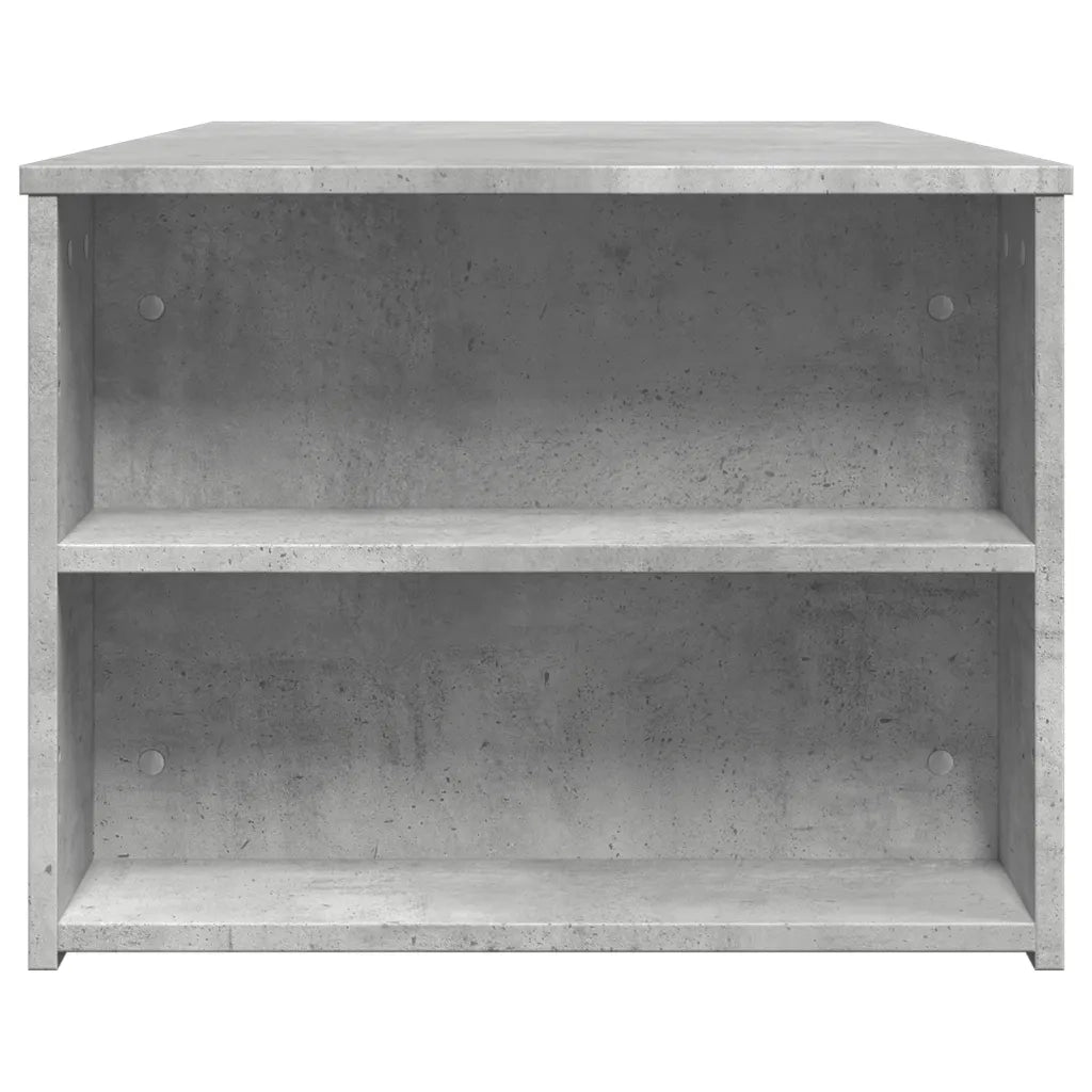 Tavolino salotto | Tavolino da caff¨¨ | Tavolino da Soggiorno Grigio Cemento 102x55x42 cm Legno Multistrato