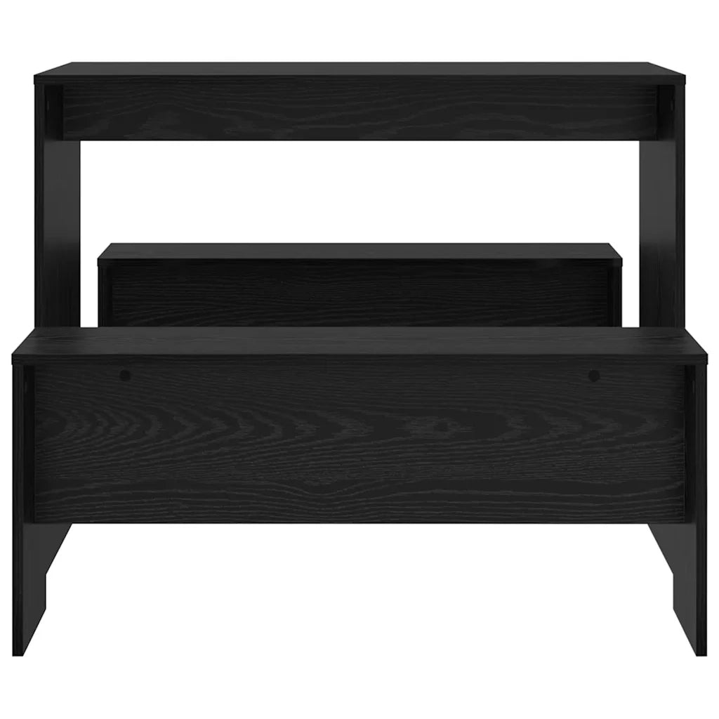 Set da pranzo 2 pz Rovere nero Legno multistrato CFW8962894