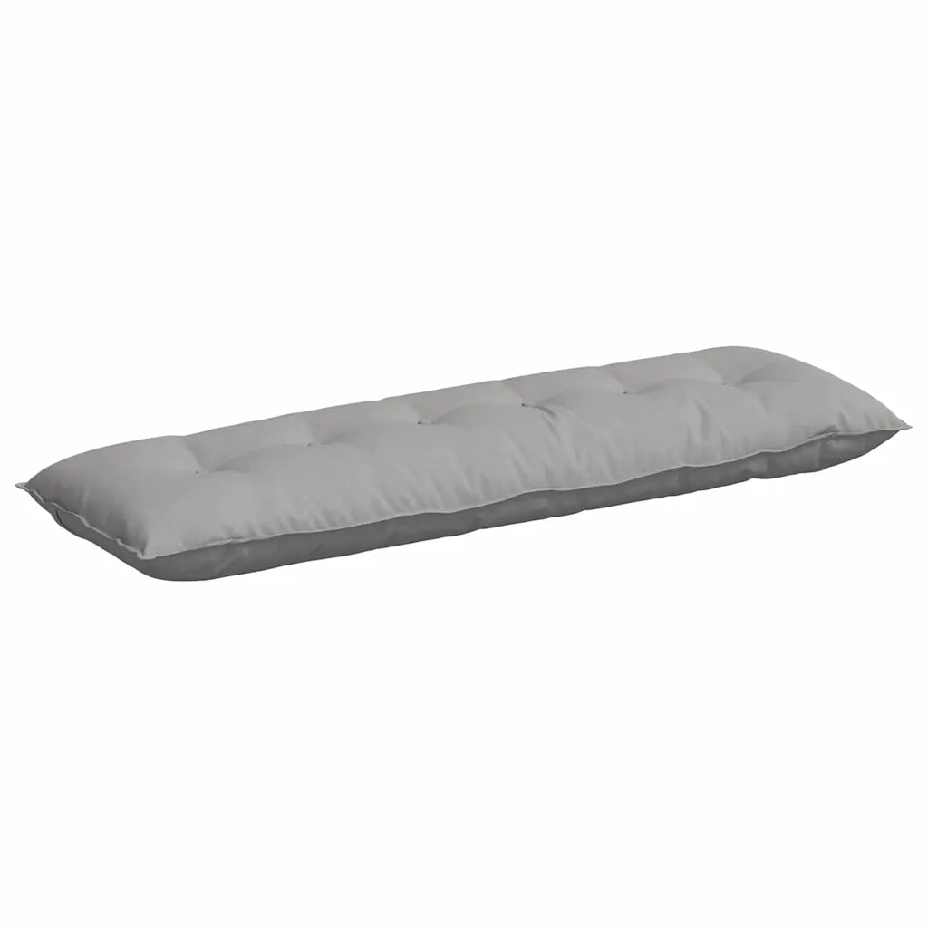 Cuscino per Schiena Grigio Nuvola 160 x 19 x 50 cm Tessuto