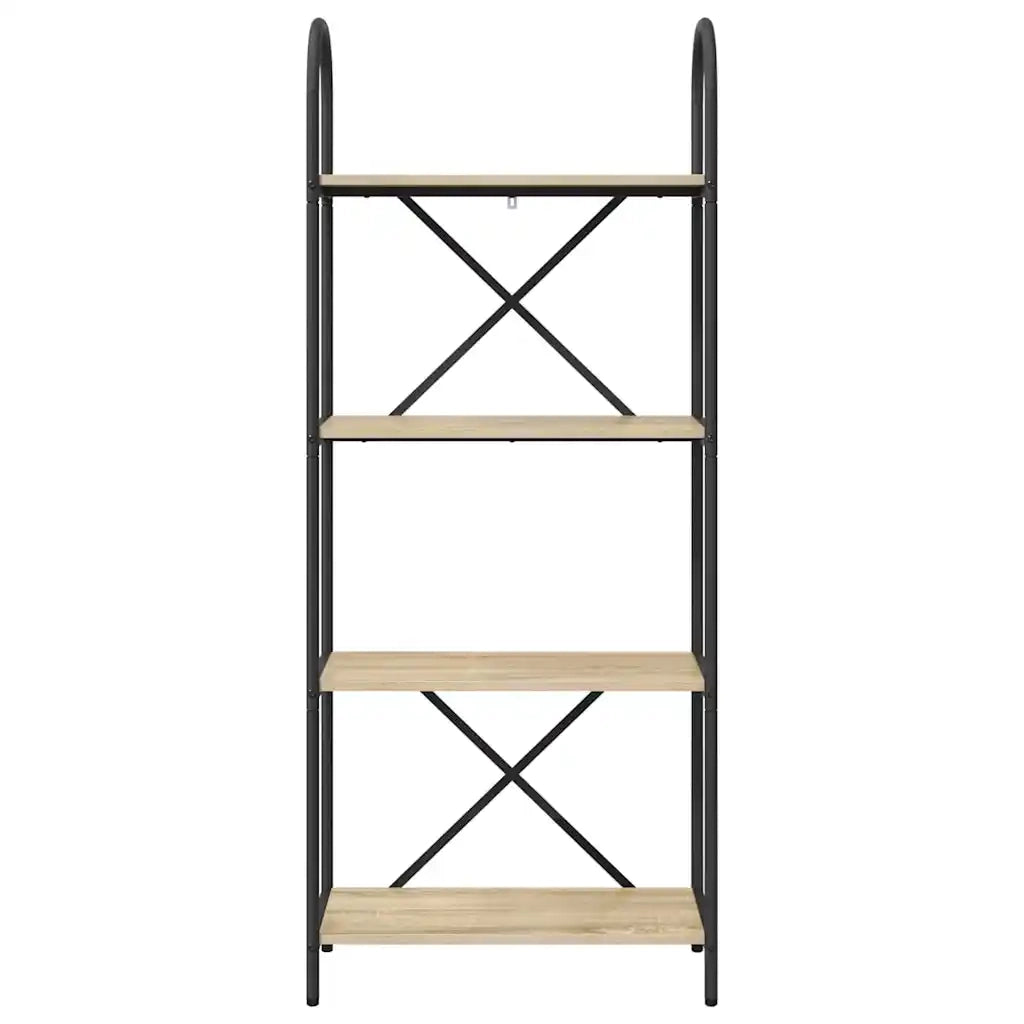 Libreria-Scaffale per Libri-Mobile di Stoccaggio Rovere Sonoma 60 x 30 x 146 cm Legno multistrato 912263