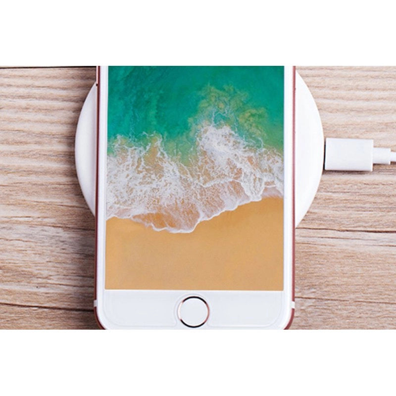 Caricabatterie Wireless Veloce Bianco 10W Slim QI
