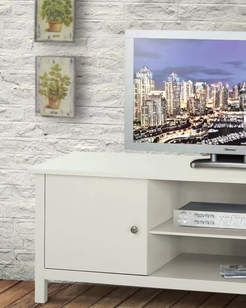 Porta tv 2 porte in legno laccato bianco l.165 p.48 h.56 (728) - Mobili 2G