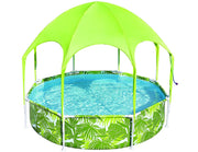 PISCINA SPLASHINSHADE COPERTA CON PIOGGIA CM.244x51H.  kg.13,4  lt.1.688 (art.56432)    BESTWAY
