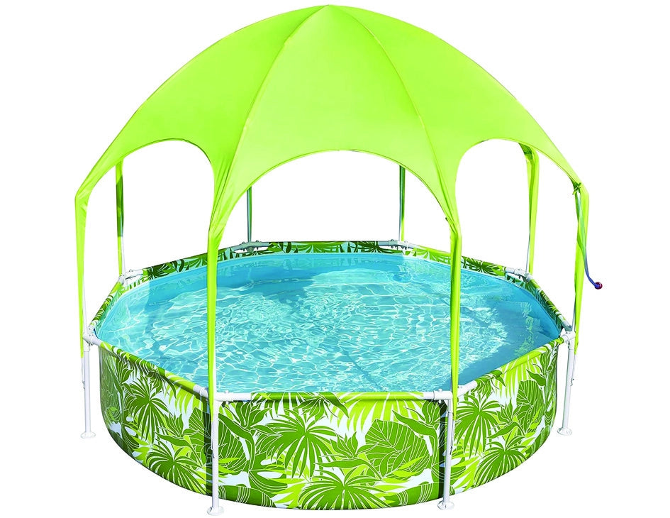 PISCINA SPLASHINSHADE COPERTA CON PIOGGIA CM.244x51H.  kg.13,4  lt.1.688 (art.56432)    BESTWAY