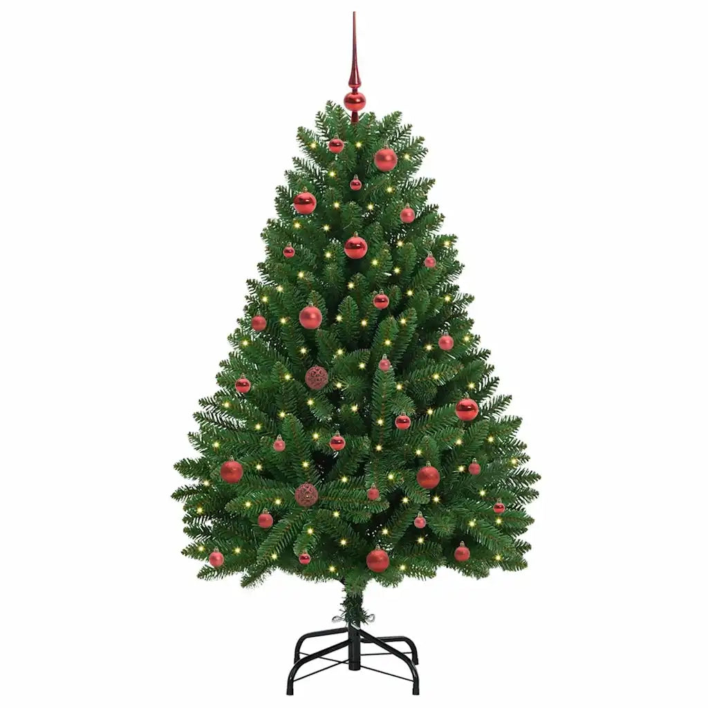 Albero di Natale | Decorazioni natalizie artificiale Verde 150 cm PVC e Metallo