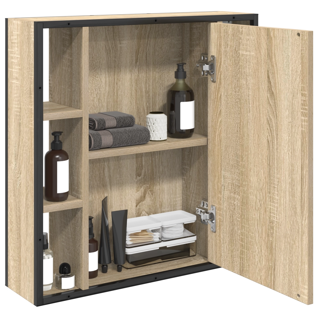 Mobile bagno Rovere chiaro Pannelli truciolato Medio Stoccaggio