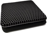 Gel zitkussen con trattamento anti-slip e struttura innovativa a forma di api con codice prodotto 12345, modello 67890, compatibile con auto, ufficio e sedia a rotelle.
