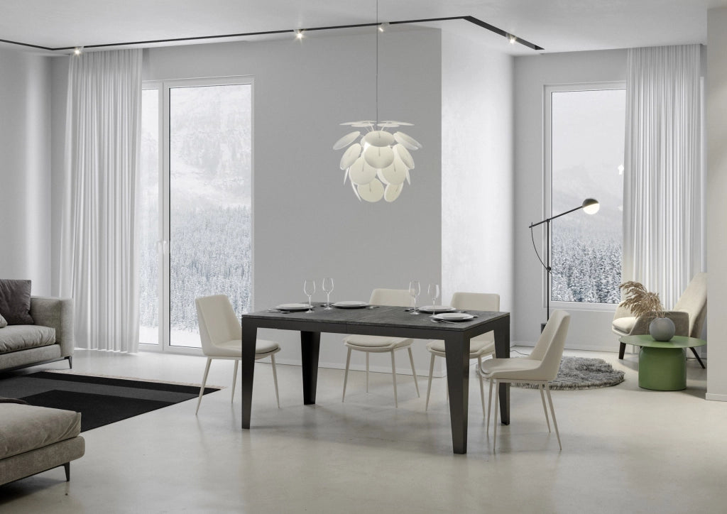 Tavolo Allungabile 180-284x90x80 cm Flame Evolution Cemento