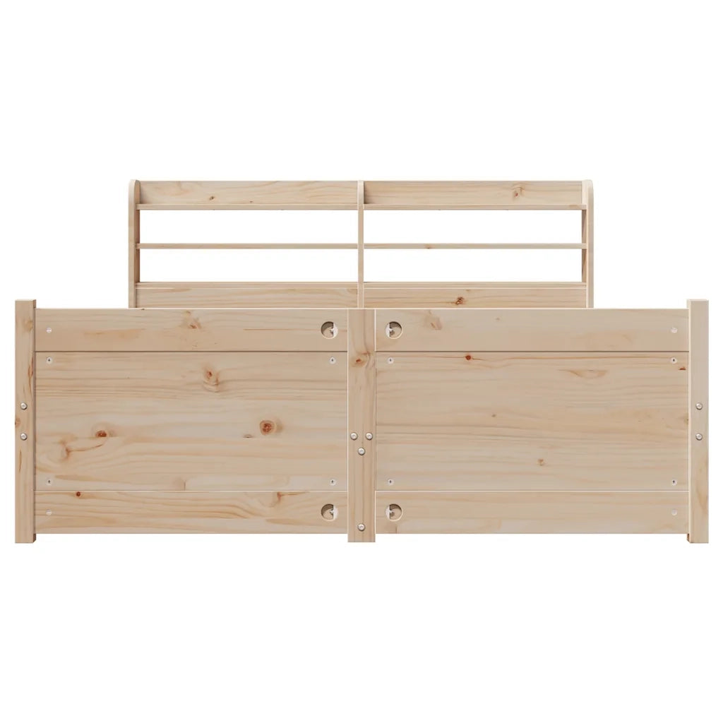 vidaXL Giroletto con Testiera 120x200 cm in Legno Massello di Pino