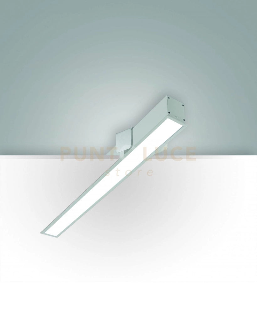 TURNER INCASSO ALLUMINIO 29W 3000K 3470LM OPALE IP40 100CM DIMMERABILE DALI